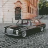 Black Vintage Mercedes Benz Diamond Painting