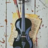 Black Violin Diamond Painting