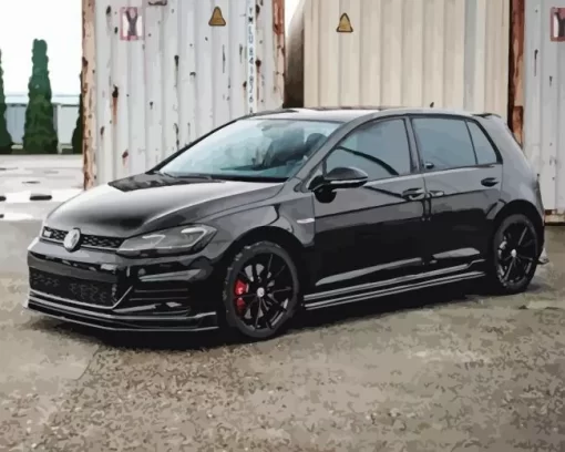 Black VW Golf GTI Diamond Painting