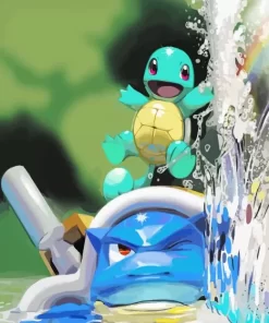 Blastoise And Squirtle Diamond Painting