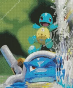 Blastoise And Squirtle Diamond Painting