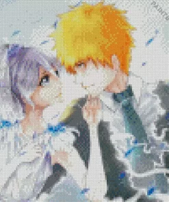 Bleach Anime Ichigo And Rukia Wedding Diamond Painting