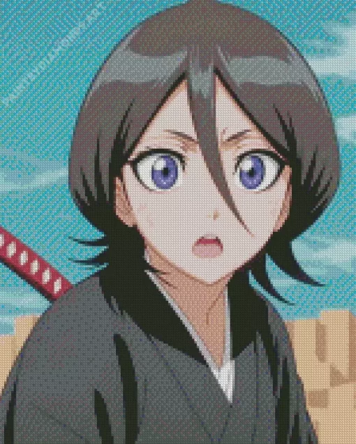 Bleach Anime Rukia Diamond Painting