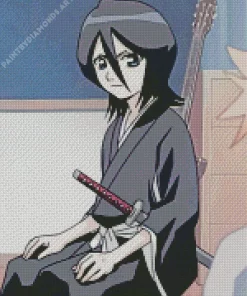 Bleach Anime Rukia Kuchiki Diamond Painting