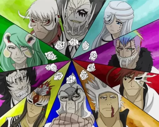 Bleach Arrancar Numbers Diamond Painting