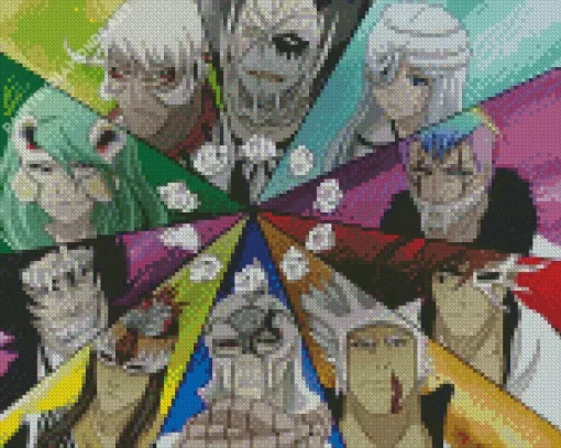 Bleach Arrancar Numbers Diamond Painting