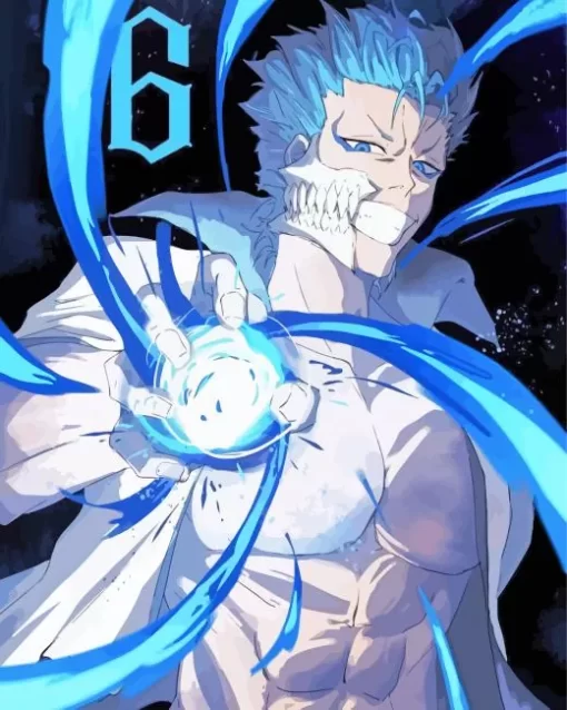 Bleach Grimmjow Number 6 Diamond Painting