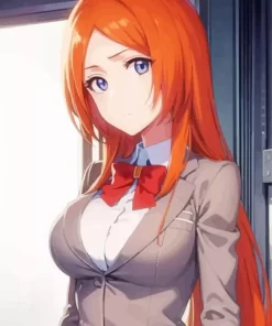 Bleach Ichigo Girlfriend Orihime Inoue Diamond Painting