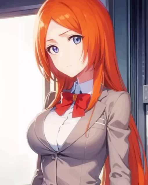 Bleach Ichigo Girlfriend Orihime Inoue Diamond Painting