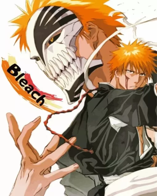 Bleach Ichigo Half Hollow Art Diamond Painting