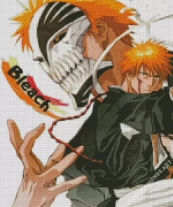 Bleach Ichigo Half Hollow Art Diamond Painting