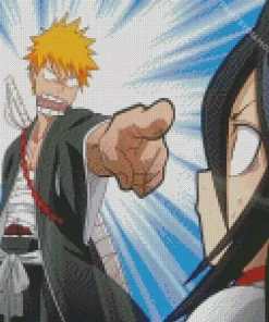 Bleach Ichigo Mad Diamond Painting