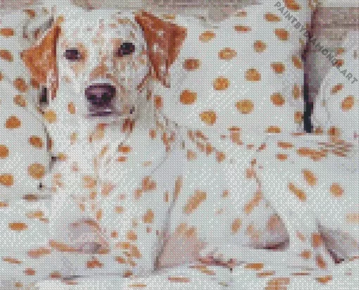 Blond Dalmatian Diamond Painting