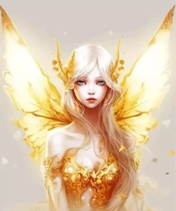 Blond Fairy Diamond Painting