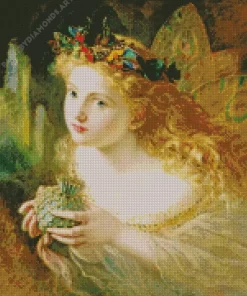 Blond Fairy Art Diamond Painting