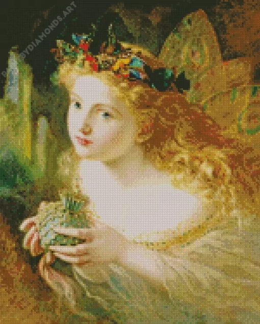 Blond Fairy Art Diamond Painting