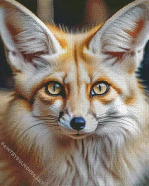 Blond Fox Diamond Painting