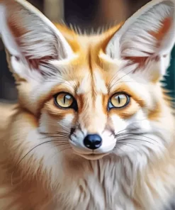 Blond Fox Diamond Painting