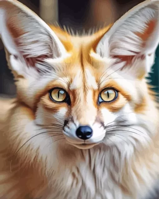 Blond Fox Diamond Painting