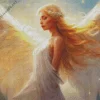 Blonde Angel Diamond Painting