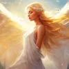 Blonde Angel Diamond Painting