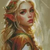 Blonde Elf Diamond Painting