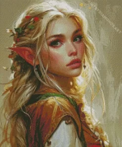 Blonde Elf Diamond Painting