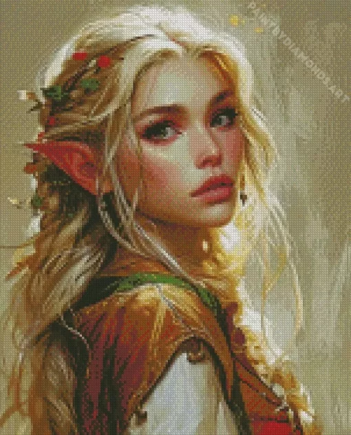 Blonde Elf Diamond Painting