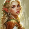 Blonde Elf Diamond Painting