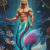 Blonde Merman Underwater Diamond Painting