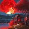 Blood Moon Art Diamond Painting