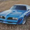 Blue 1977 Trans Am Car Diamond Painting