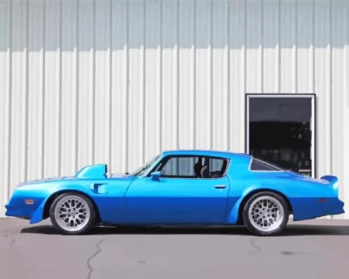 Blue 1978 Trans Am Diamond Painting