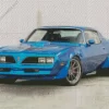 Blue 1979 Firebird Car Diamond Painting