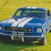 Blue 60s Mustang Diamond Painting