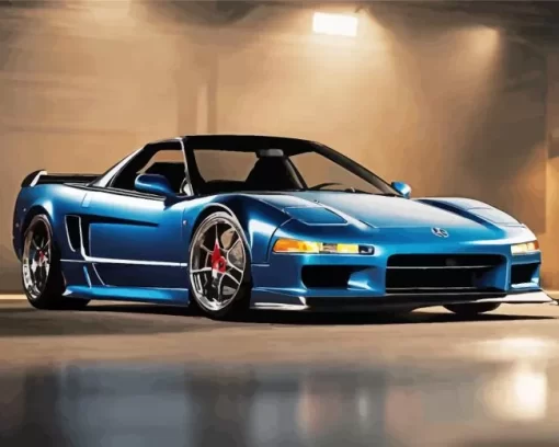 Blue Acura Nsx Diamond Painting