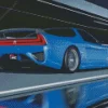 Blue Acura Nsx Car Diamond Painting