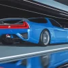 Blue Acura Nsx Car Diamond Painting