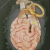 Brain Grenade Diamond Painting