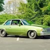 Classic Green Malibu Car Diamond Painting