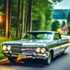 Classy Grey Impala Car Diamond Painting