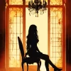 Elegant Female Silhouette Diamond Painting