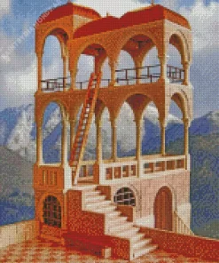 Escher Belvedere Diamond Painting