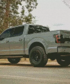 F150 Gray Car Diamond Painting