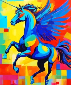 Fabulous Unicorn Colorful Art Diamond Painting