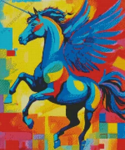 Fabulous Unicorn Colorful Art Diamond Painting