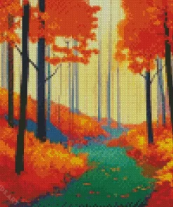 Fall Forest Diamond Painting