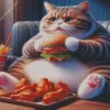 Fat Cat Diamond Painting