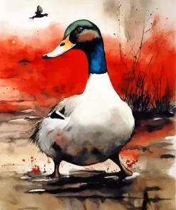 Female Mallard Diamond Painting