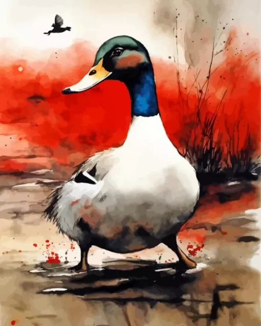 Female Mallard Diamond Painting